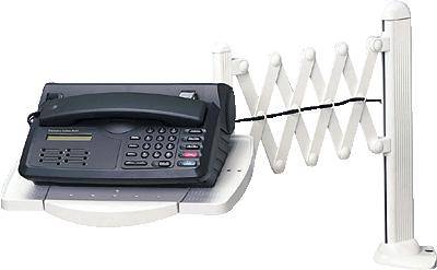 Maul 8313282 Telefon-Scherenarm Ausziehbar, Schwenkbar Grau 1 St.