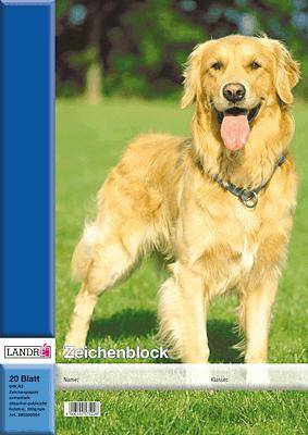 LANDRÉ Zeichenblöcke/390401005 DIN A4 100 g/qm Inh.10 Blatt