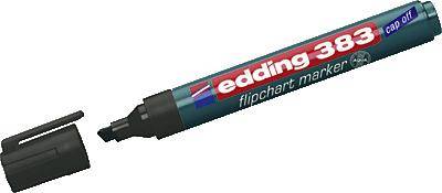 Edding 4-383001 Flipchartmarker 383 Keilspitze 1 - 5 mm Schwarz 1 St.