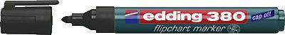 Edding 4-380001 Flipchartmarker 380 Rundspitze 1.5 - 3mm Schwarz
