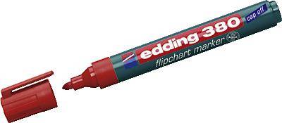 edding Flipchartmarker 380 4-380002 1,5-3mm Rundspitze rot