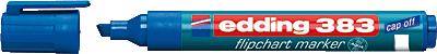 Edding 4-383003 Flipchartmarker 383 Keilspitze 1 - 5 mm Blau 1 St.