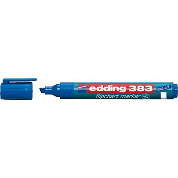 Edding 4-383003 Flipchartmarker 383 Keilspitze 1 - 5mm Blau
