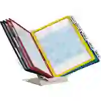 Durable Sichttafelständer VARIO® PRO 10 - 5579 Schwarz, Rot, Gelb, Grün, Dunkelblau DIN A4 Anzahl der mitgelieferten Sichttafeln Durable Sichttafelständer VARIO® PRO 10 - 5579 Schwarz, Rot, Gelb, Grün, Dunkelblau DIN A4 Anzahl der mitgelieferten Sichttafeln