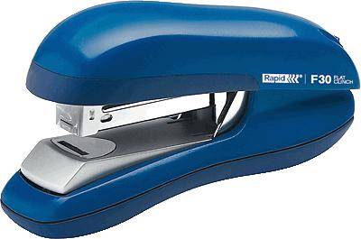 Rapid Heftgerät F30 flat-clinch/23256501 blau 30 Blatt