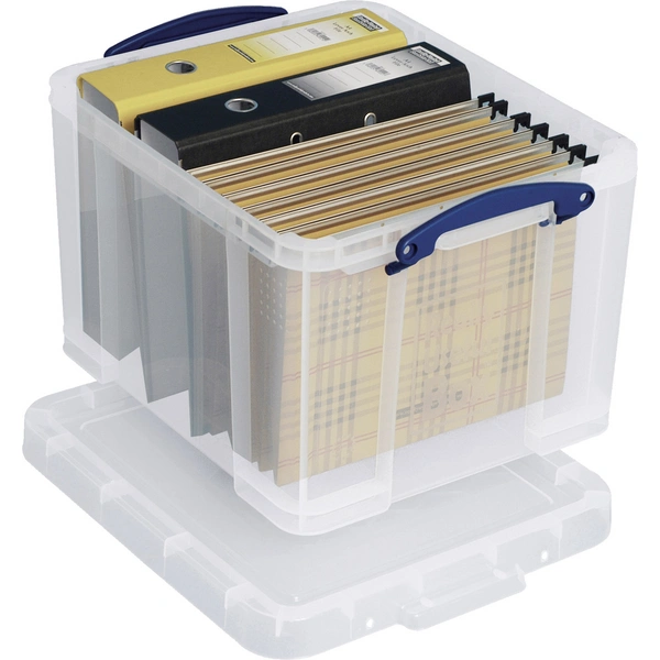Really Useful Box Aufbewahrungsbox 35C Transparent 35 l (B x H x T) 480 x 310 x 390 mm 1 St. Really Useful Box Aufbewahrungsbox 35C Transparent 35 l (B x H x T) 480 x 310 x 390 mm 1 St.