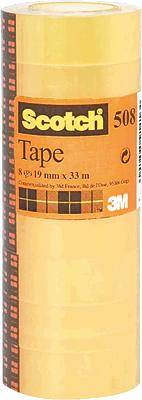 Scotch 5081933 Klebeband Transparent (L x B) 33 m x 19 mm 8 St.