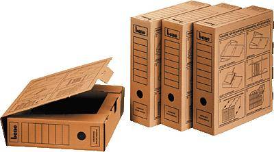 Bene Archivschachtel 096900 80 mm x 330 mm x 290 mm Wellpappe Braun 1 St.