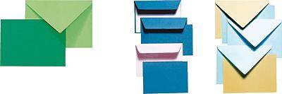 Clairefontaine Faltkarte Pollen 2516C DL weiß 25 St./Pack.