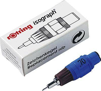 Zeichenkegel Isograph 0.25mm weiß