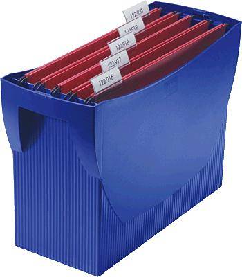 HAN Hängebox Swing/1900-14 390x150x260mm blau Kunststoff