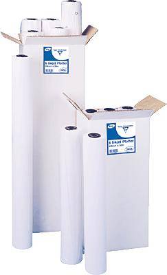 Inkjetpapier-Rolle 610mm x 45m 90g/qm weiß