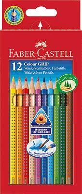 Faber-Castell Farbstift Colour GRIP 112412 farbig 12 St./Pack.