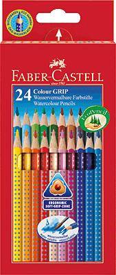 Faber-Castell COLOUR Grip 2001 Farbstifte/112424 sortiert Inh.24
