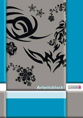 LANDRÉ Arbeitsblock/390405004 DIN A4 21 - liniert 9mm 80 g/qm