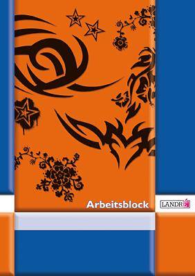 LANDRÉ Arbeitsblock/390405005 DIN A4 22 - kariert 5mm 80 g/qm