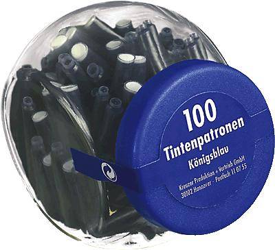 Tintenpatrone im Glas blau VE=100 Stück
