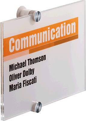 Durable Türschild (L x B) 210 mm x 148 mm Farblos 4823-19