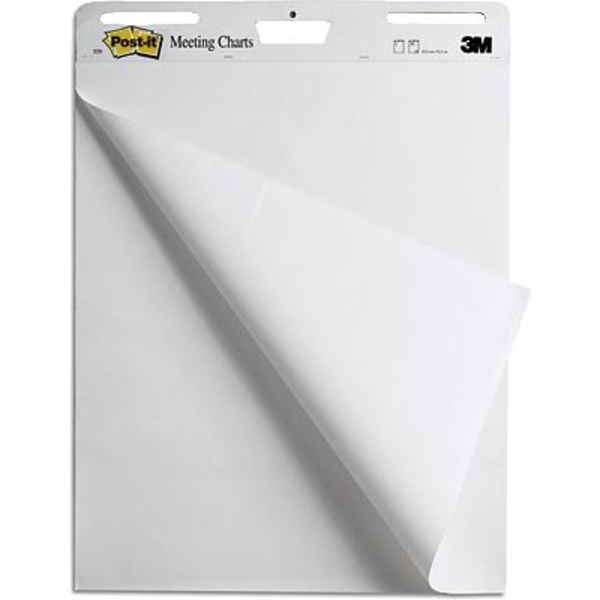 Post-it Meeting Charts 559 Flipchartpapier Anzahl der Blätter: 30 blanko 63.5 cm x 76.2 cm Weiß