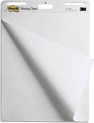 Post-it Meeting Charts 559 Flipchartpapier Anzahl der Blätter: 30 blanko 63.5 cm x 76.2 cm Weiß