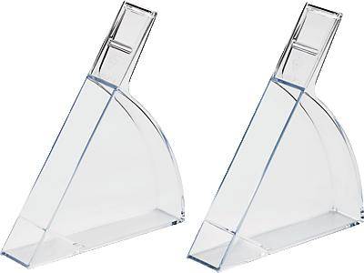 helit Endstützensatz/H6102902 2 Endstützen glasklar
