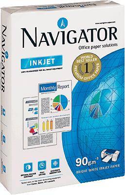 Navigator Kopierpapier Inkjet 82427A90S 90g/qm A4 500 Bl./Pack.