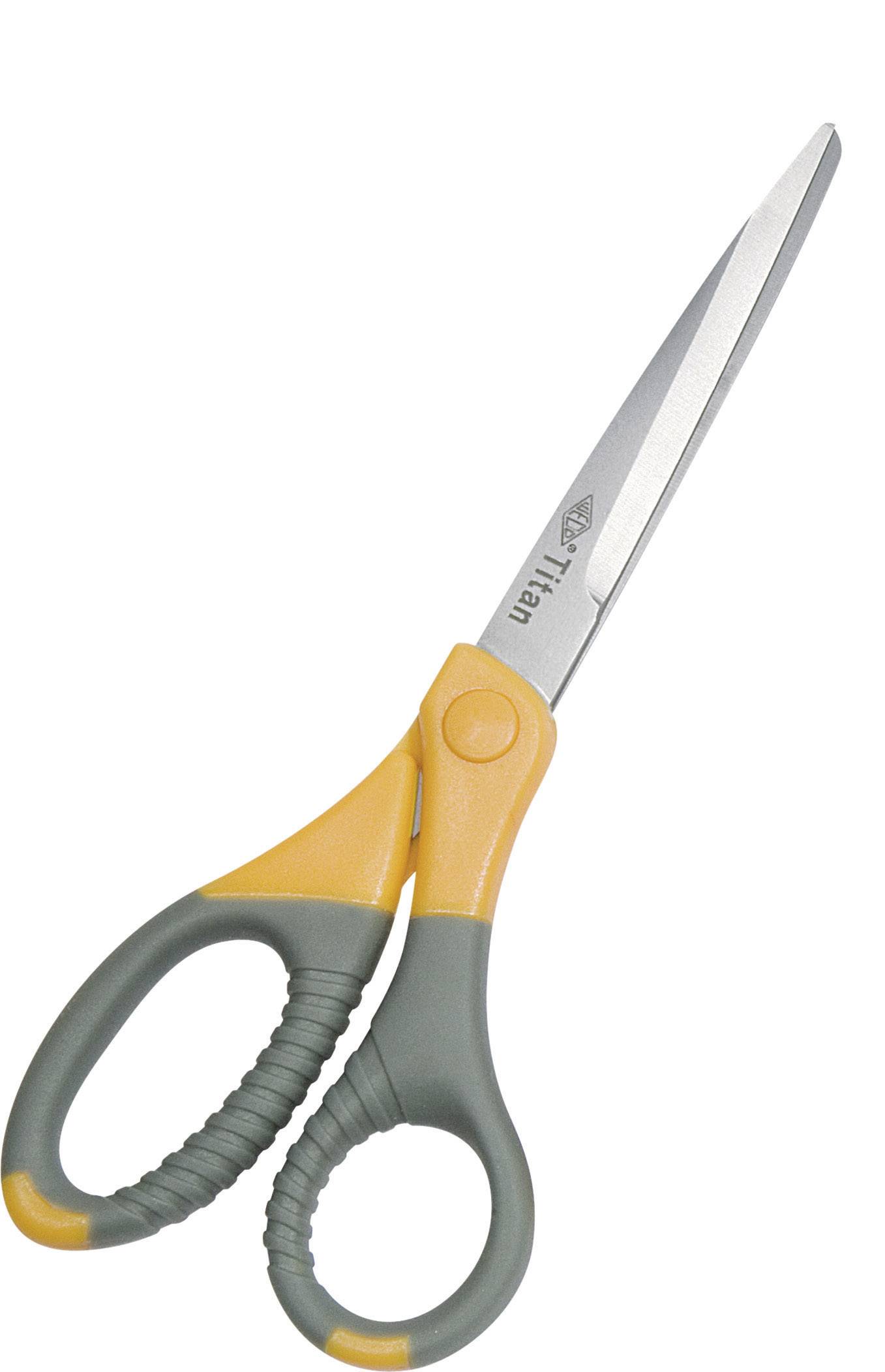 WEDO TITAN Plus Universalschere, 18,0 cm/9857 grau/gelb