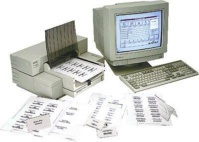 Durable Einsteckschilder /1451-02 30x60mm weiss, 845360 Inh.540