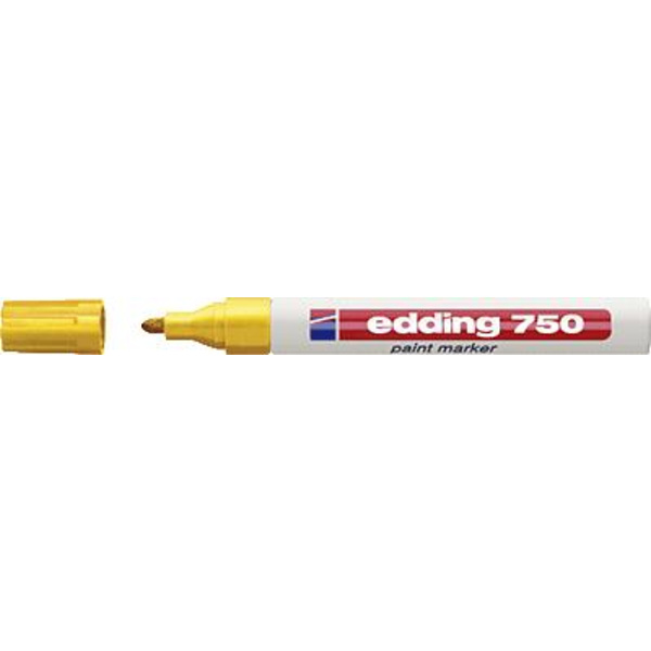 Edding 750 paint marker 4-750005 Lackmarker Gelb 2 mm, 4mm