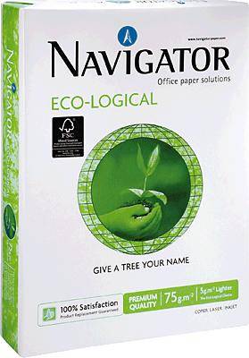 Kopierpapier Eco-Logical A4 75g/qm hochweiß VE=500 Blatt