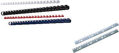 GBC Plastikbinderücken 4028218 DIN A4 14mm rot 100 St./Pack.