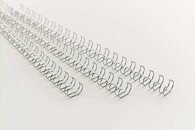 ibico Drahtbinderücken 21 Ringe 14mm silber/IB161438 14 mm siber Inh.100