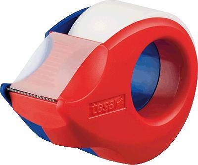 tesa Klebeband-Abroller 57856-00000-01 Blau, Rot