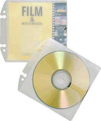 CD mit der Aufschrift 'Film & Multimedia' auf der Hülle, die auf einem Tisch liegt. Die Hülle zeigt teilweise einen Filmstreifen.