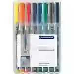 Staedtler Lumocolor® non-permanent pen 311 311 WP8 Universal-Marker Gelb, Orange, Rot, Lila, Blau, Grün, Braun, Schwarz 0.4mm Staedtler Lumocolor® non-permanent pen 311 311 WP8 Universal-Marker Gelb, Orange, Rot, Lila, Blau, Grün, Braun, Schwarz 0.4mm