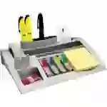 Post-it Desk Organizer C50 7000062207 Tischorganizer Silber (metallic) Anzahl der Fächer: 7 Post-it Desk Organizer C50 7000062207 Tischorganizer Silber (metallic) Anzahl der Fächer: 7