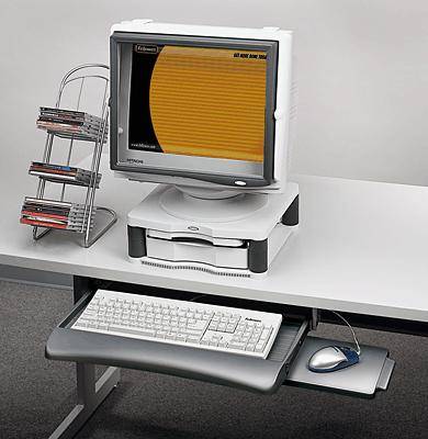 Fellowes 93804 Tastatur-Untertischeinschub Graphit