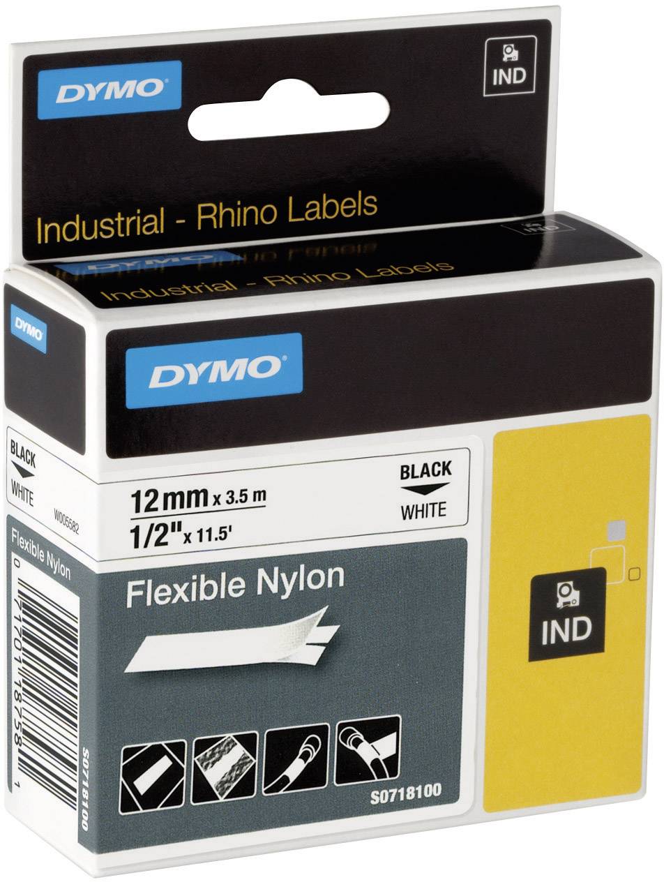 DYMO Schriftband RHINO, 18758, S0718100, , N/A,Polyamid Flexibel