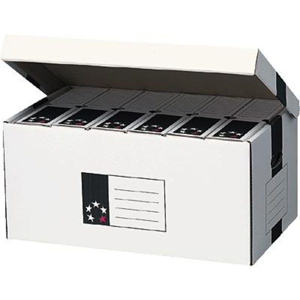 5 Star™ Archiv-Container Deckel oben 520x260x340mm weiß Karton