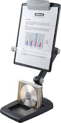 Fellowes Flex Arm Weighted Base Konzepthalter/9169801 graphit