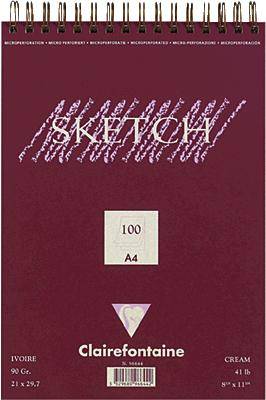 Clairefontaine Skizzenblock 90g A5/96606C DIN A5