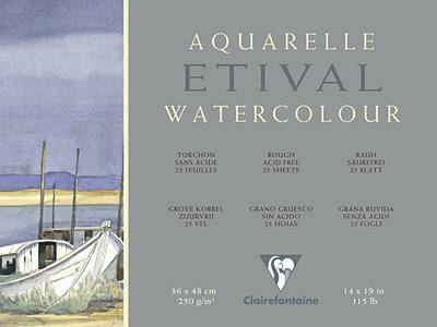 Etival Aquarellblock, rau/96561C 24x30cm rauh 250g