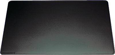 Schwarzer Laptop von oben, geschlossen.