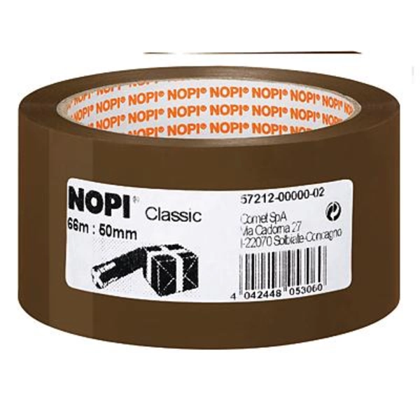 Nopi UNIVERSAL 57212-00000-04 Packband Braun (L x B) 66m x 50mm 1St. Nopi UNIVERSAL 57212-00000-04 Packband Braun (L x B) 66m x 50mm 1St.