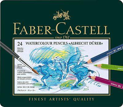 Aquarell Farbstifte -Albrecht Dürer- 24 Stifte im Metalletui