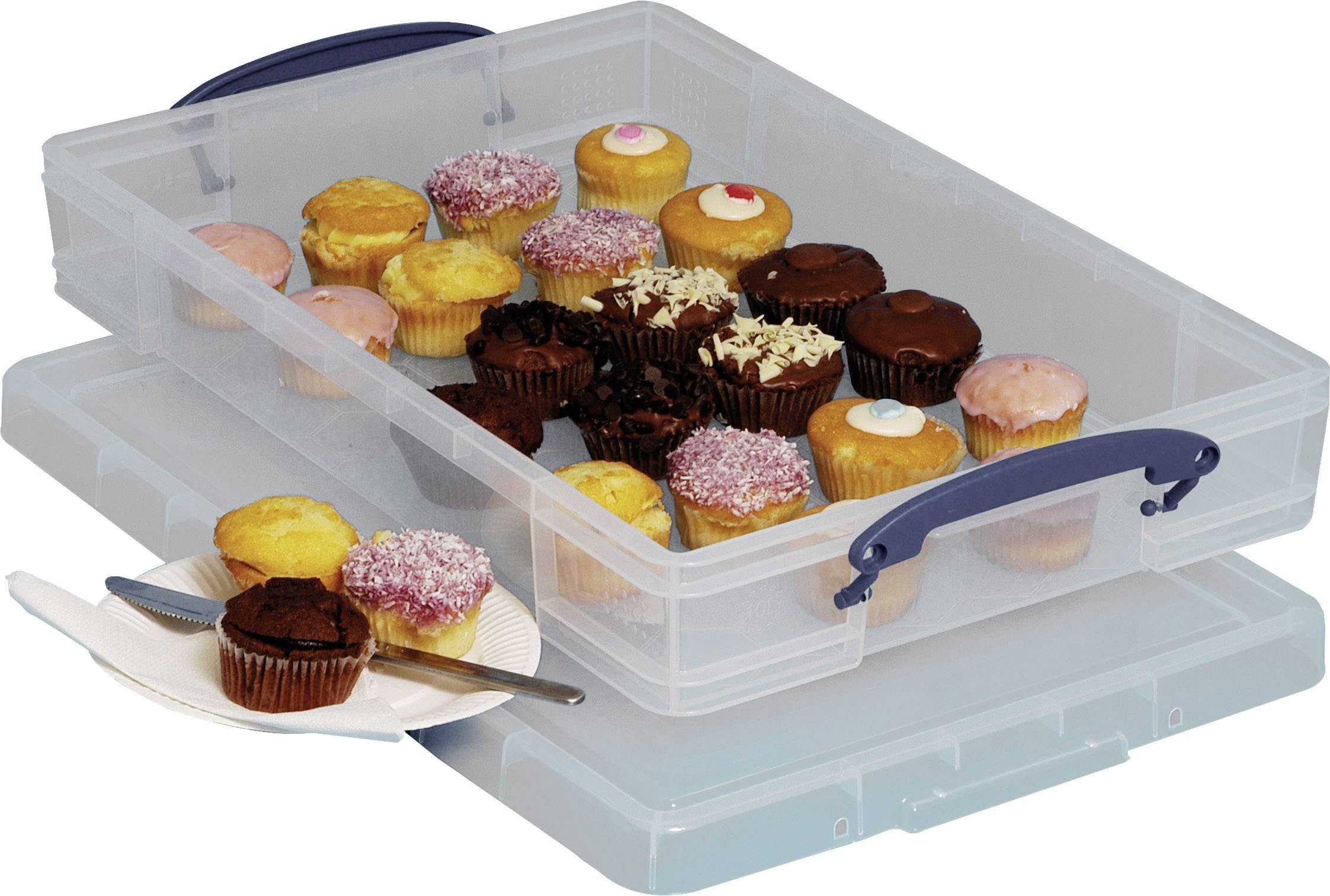 Really Useful Box Aufbewahrungsbox 10C Transparent 10 l (B x H x T) 520 x 85 x 340 mm 1 St.