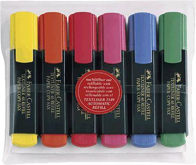 Faber-Castell Textliner/154806 sortiert Inh.6