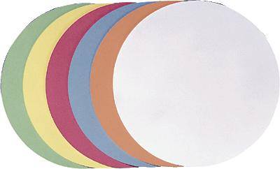 Moderations-Karte Kreis 19,5cm Weiß 500 Stück