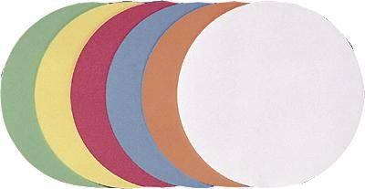 Moderations-Karte Kreis 14cm Gelb 500 Stück