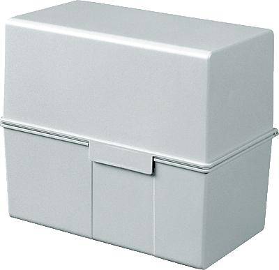 HAN Karteikasten 976-11 Karteibox Grau max. Anzahl der Karten: 400 Karten DIN A6 quer